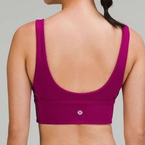 Lululemon align bra 6 reversible — magenta purple/heathered magenta purple EUC